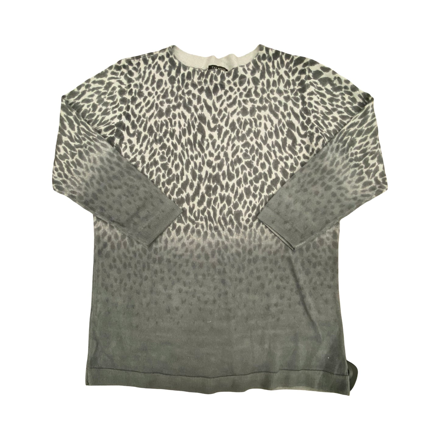 Sweater By Talbots In Animal Print, Size:Mp