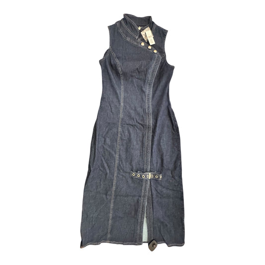 Dress Casual Midi By Porridge In Blue Denim, Size:S