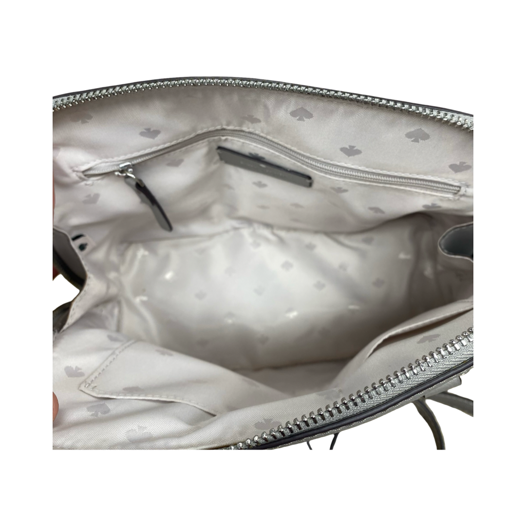 Handbag Designer By Kate Spade In Grey, Size:Small