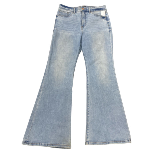 Jeans Flared By Express In Blue Denim, Size:10