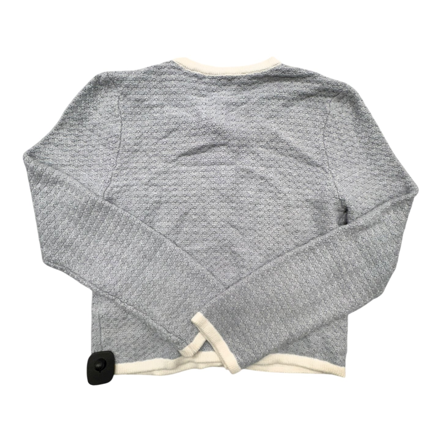 Sweater Cardigan By Abercrombie And Fitch In Blue & White, Size:S