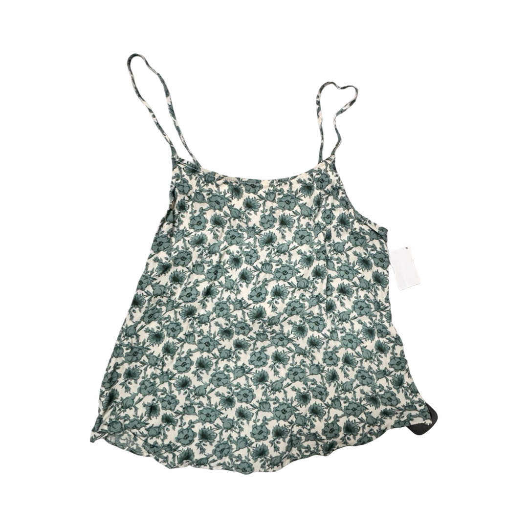 Top Sleeveless By Treasure And Bond In Floral Print, Size:M