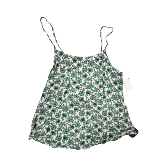 Top Sleeveless By Treasure And Bond In Floral Print, Size:M