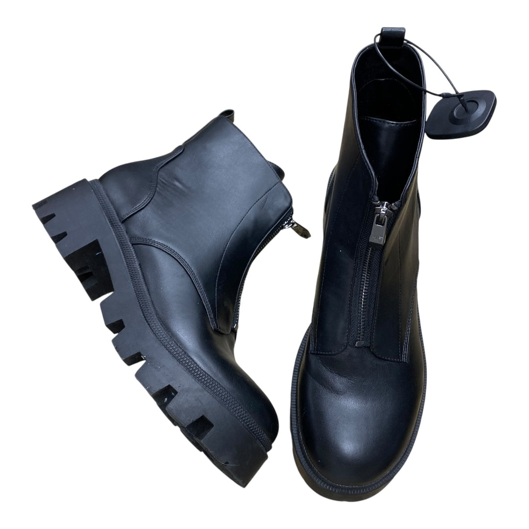 Boots Ankle Heels By Marc Fisher In Black, Size:10
