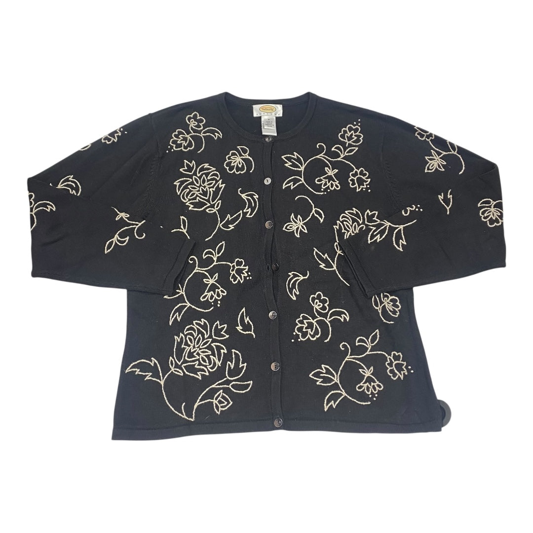Sweater Cardigan By Talbots In Black, Size:S