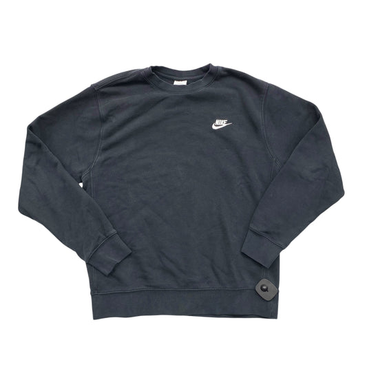 Athletic Sweatshirt Crewneck By Nike Apparel In Black, Size:S