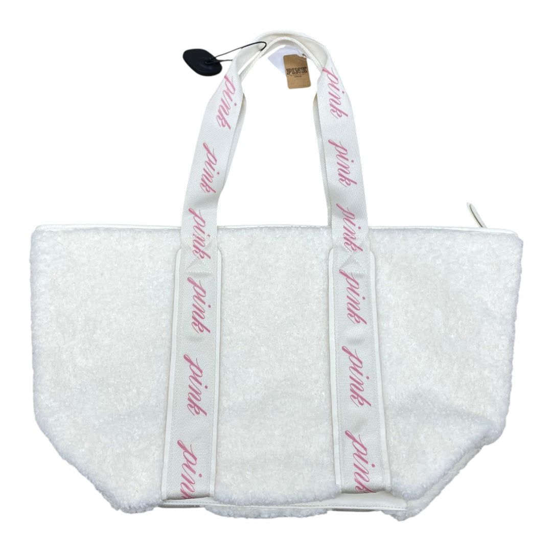 Tote By Victorias Secret In White, Size:Medium