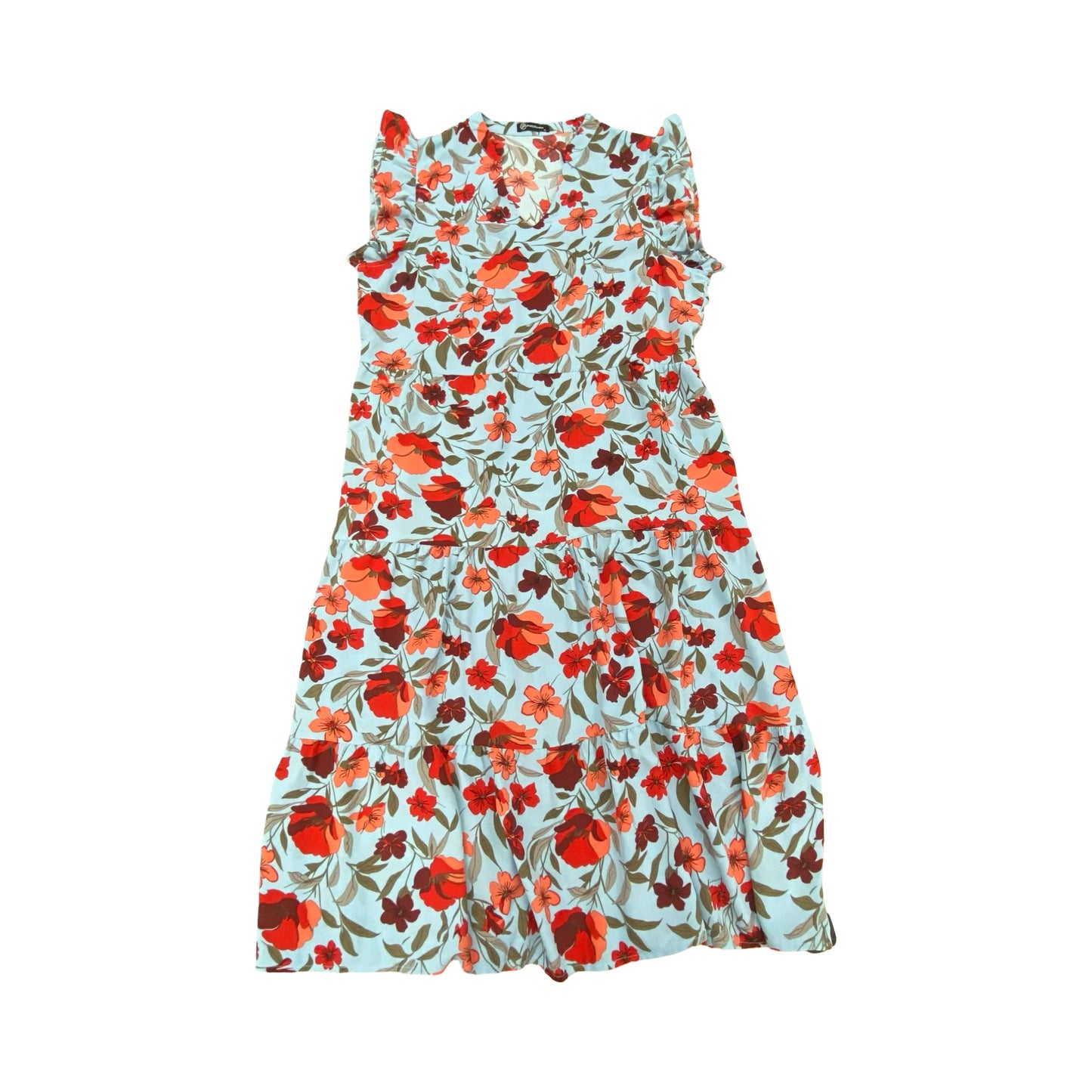 Dress Party Long By Prettygarden In Floral Print, Size:Xl