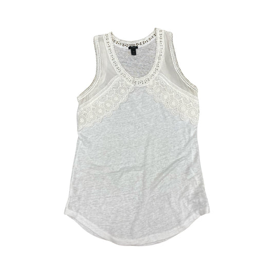 Top Sleeveless By J. Crew In White, Size:Xs