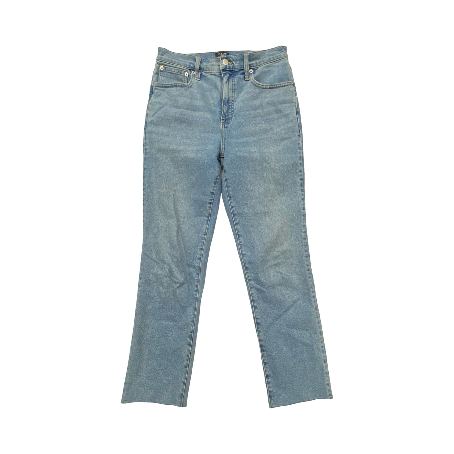 Jeans Straight By J. Crew In Blue Denim, Size:4