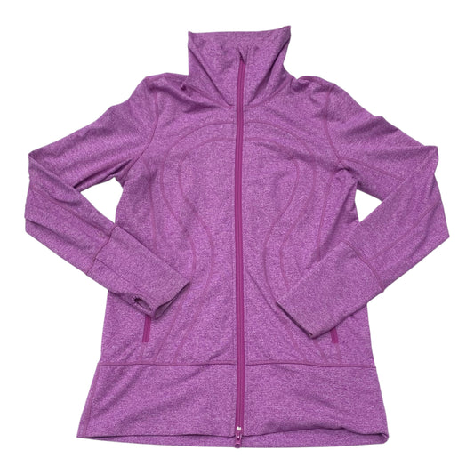 Athletic Sweatshirt Collar By Lululemon In Purple, Size:10