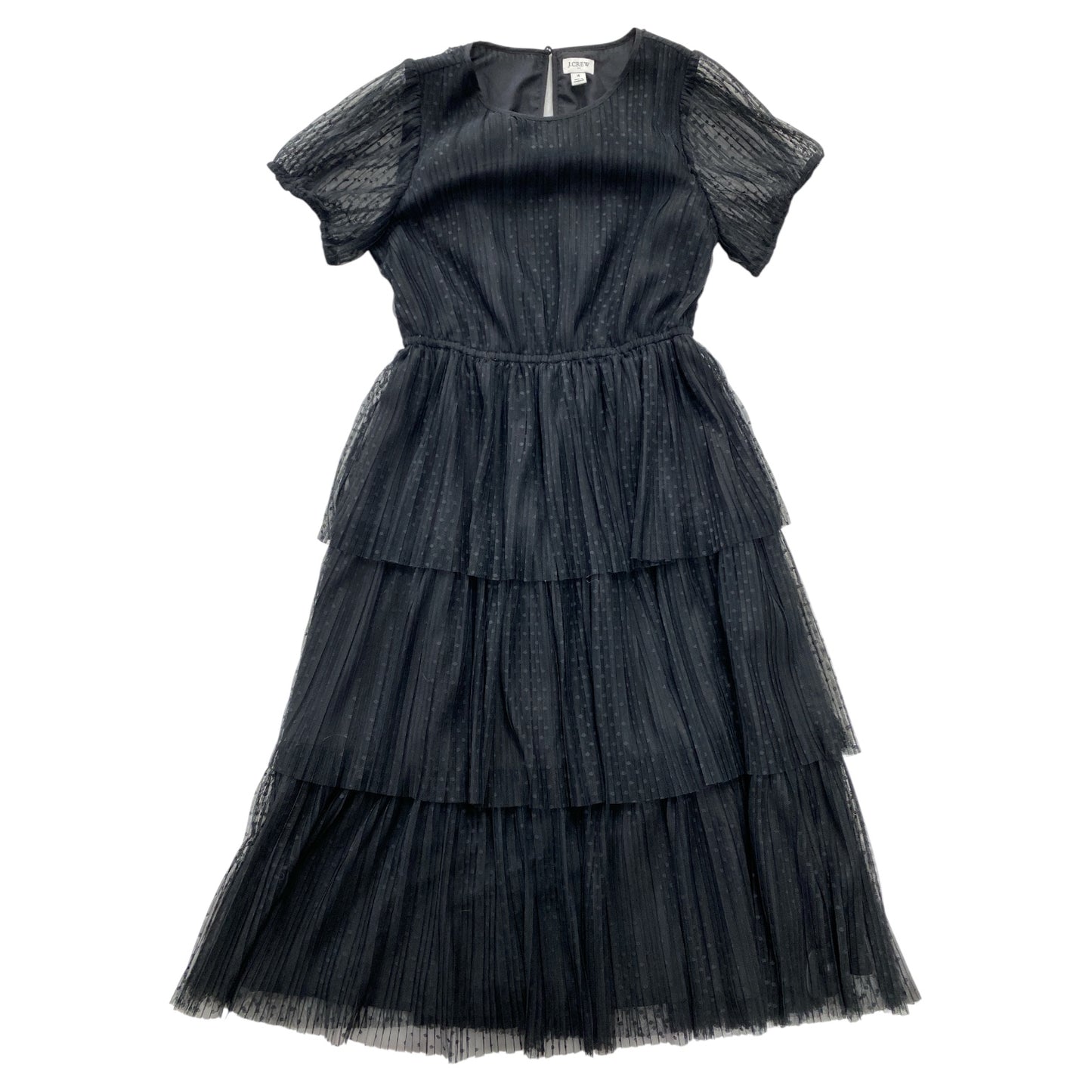 Dress Party Midi By J. Crew In Black, Size:4