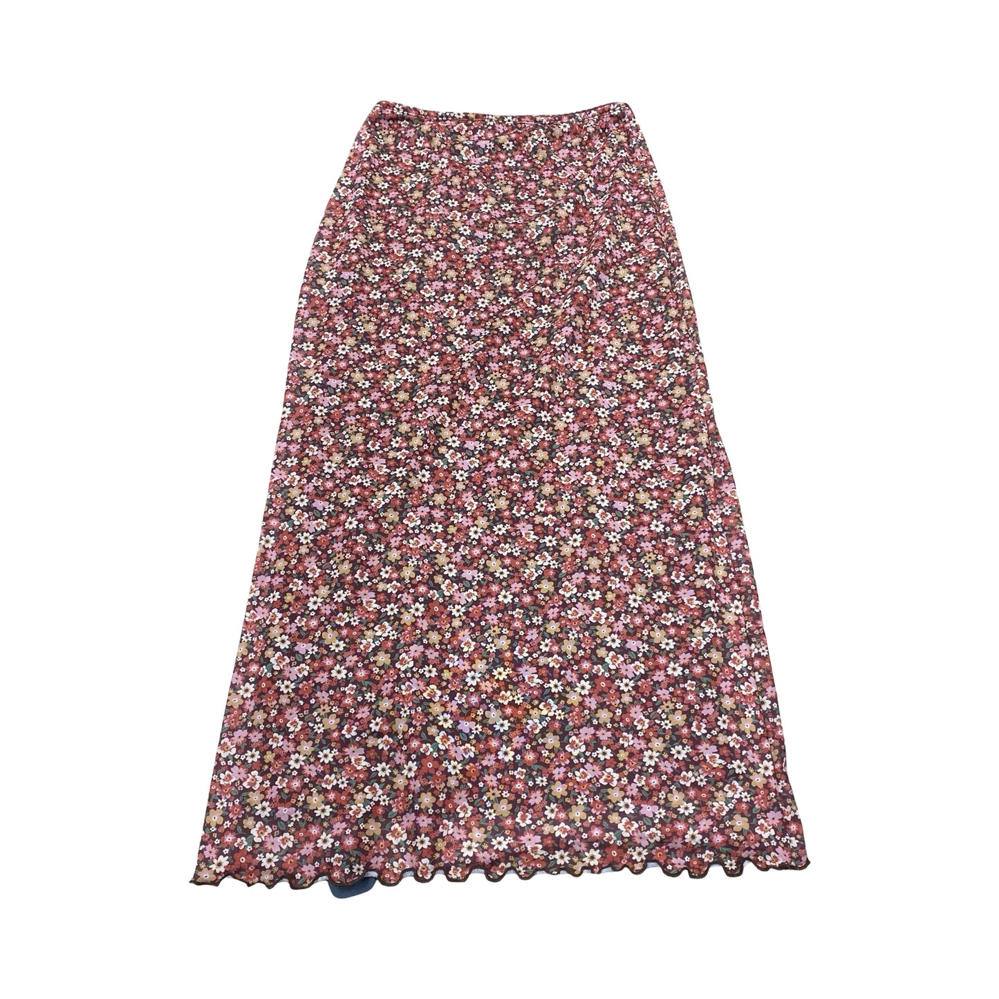 Skirt Maxi By Originality In Floral Print, Size:M