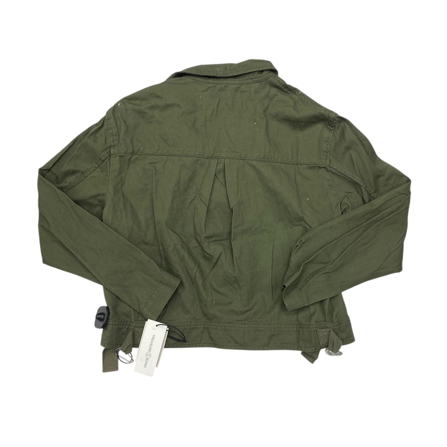 Blazer By Treasure And Bond In Green, Size:Xxs