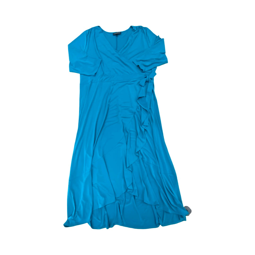 Dress Casual Maxi By Lane Bryant In Blue, Size:3