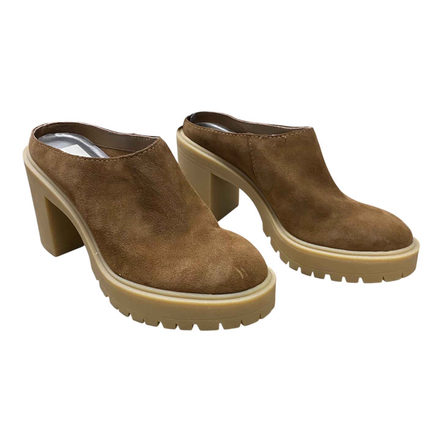 Shoes Heels Block By Dolce Vita In Brown, Size:7
