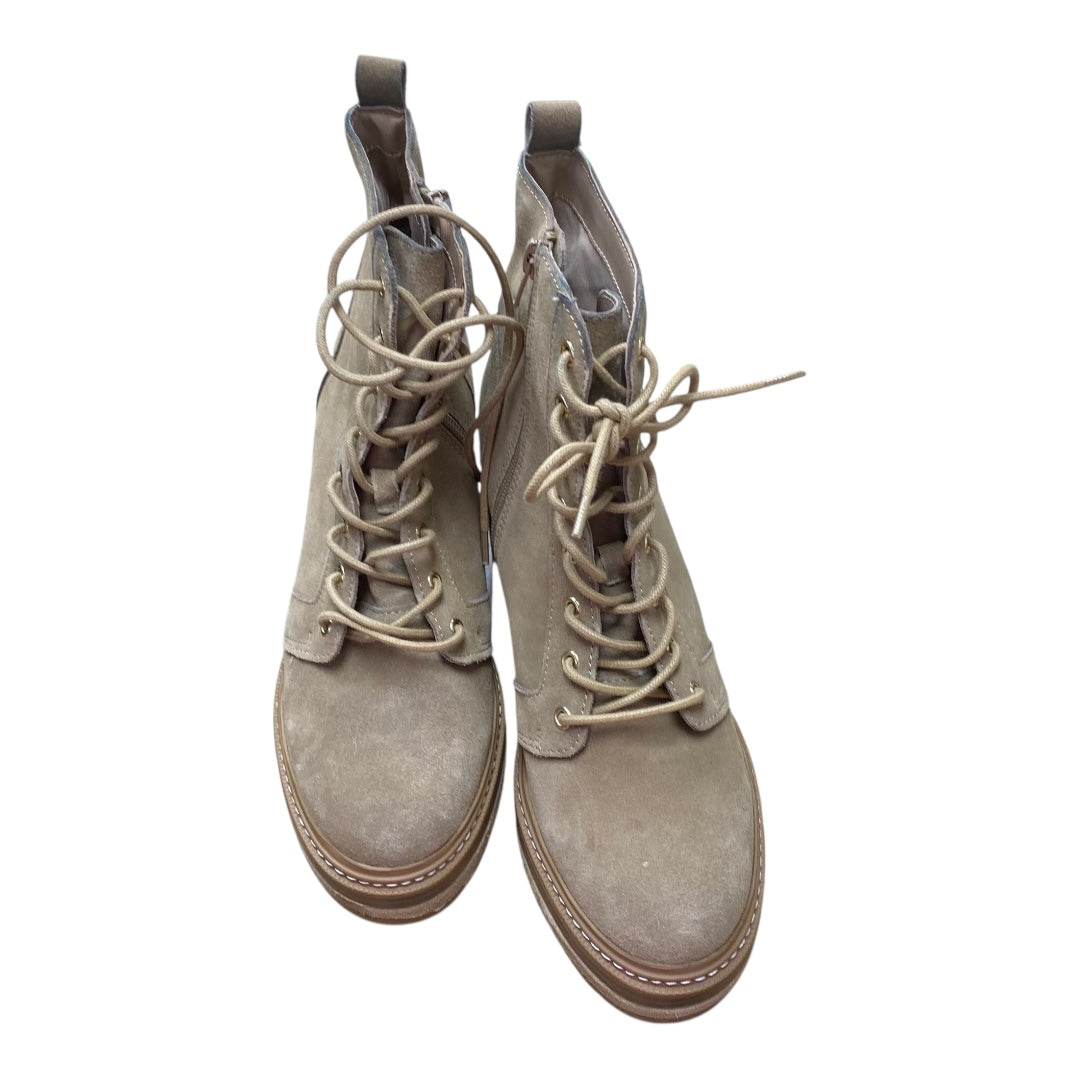 Boots Ankle Heels By Steve Madden In Brown, Size:10