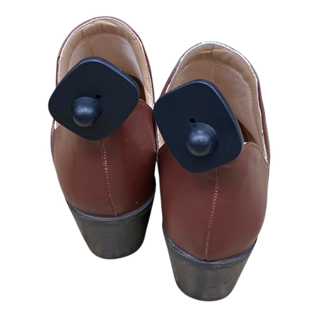 Shoes Heels Block By Journee In Brown, Size:8.5