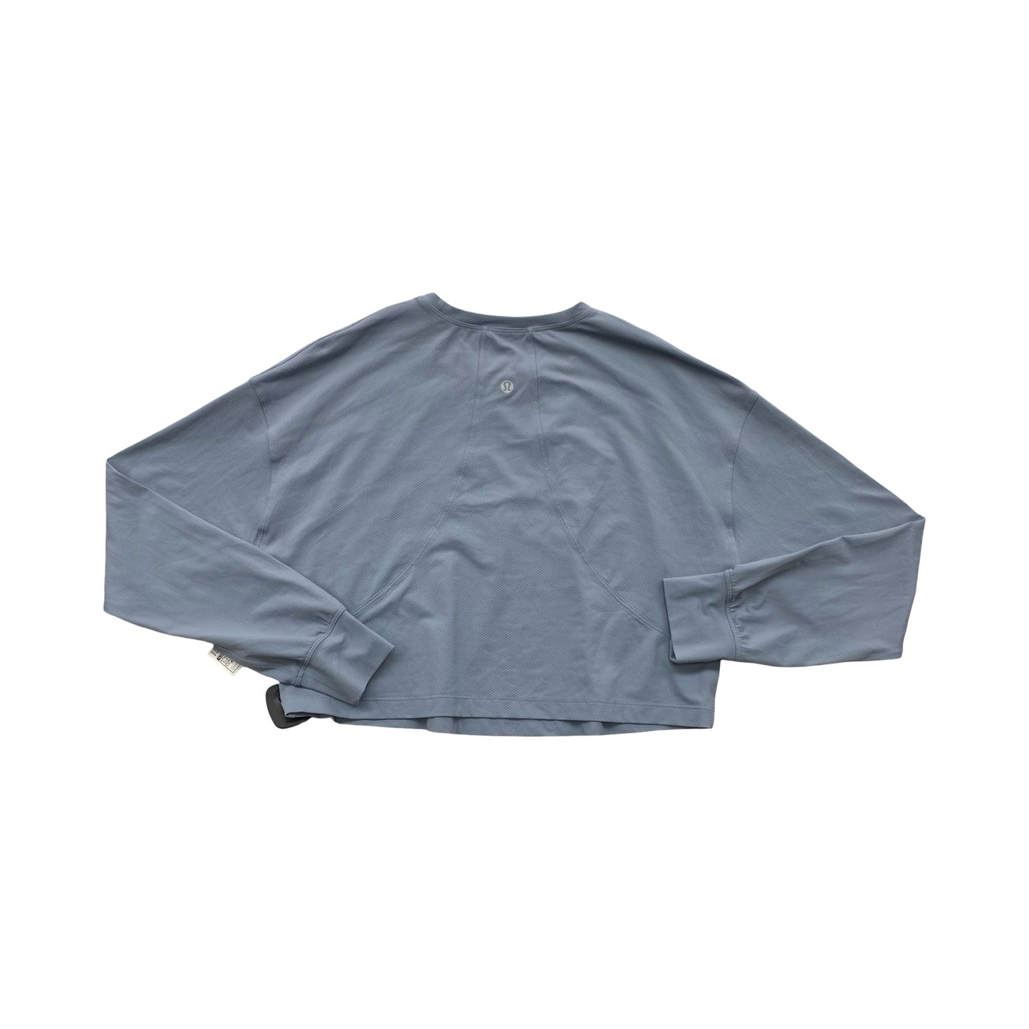 Athletic Top Ls Crewneck By Lululemon In Blue, Size:M