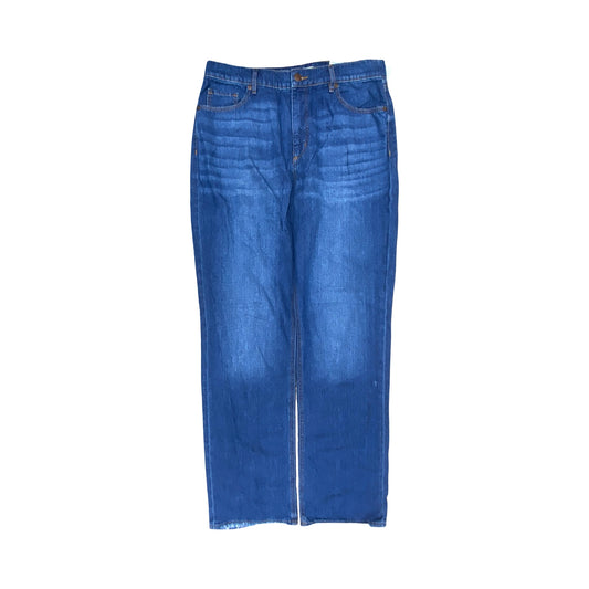 Jeans Boyfriend By Loft In Blue Denim, Size:30
