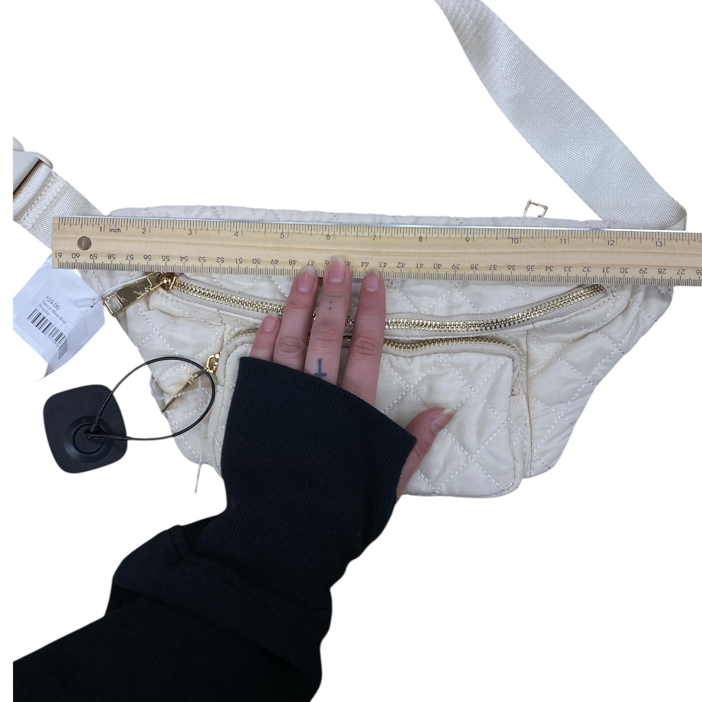 Belt Bag By Cure In Cream, Size:Small
