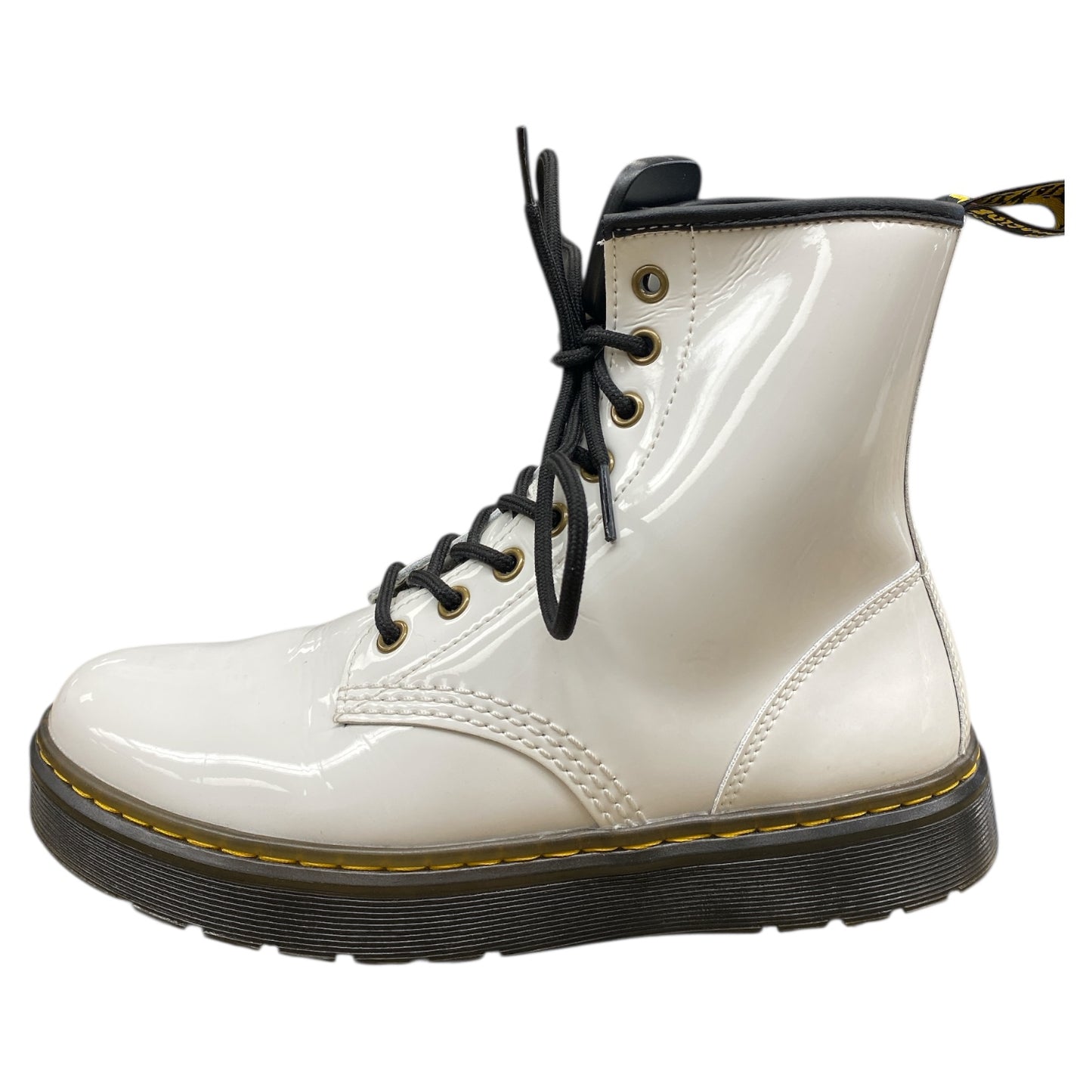 Boots Designer By Dr Martens In White, Size:8