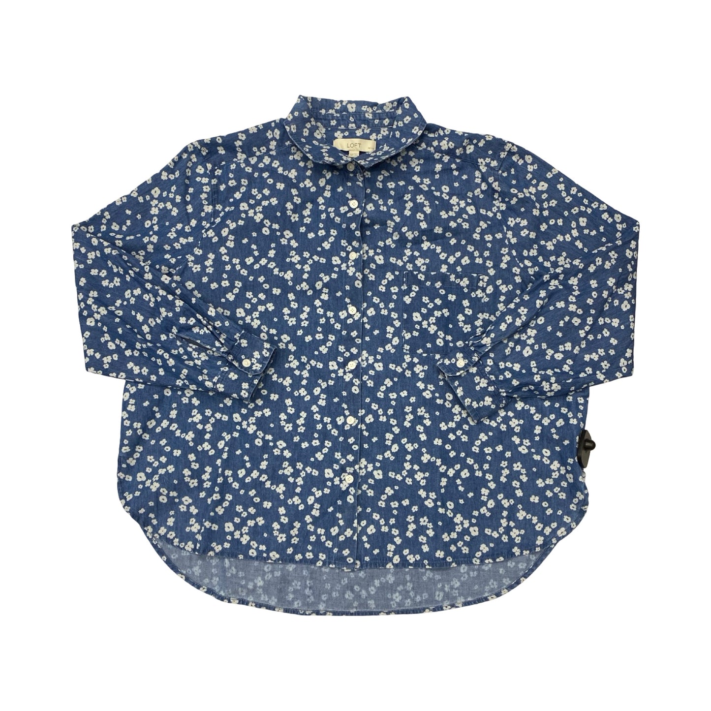 Top Ls By Loft In Blue, Size:Xlp