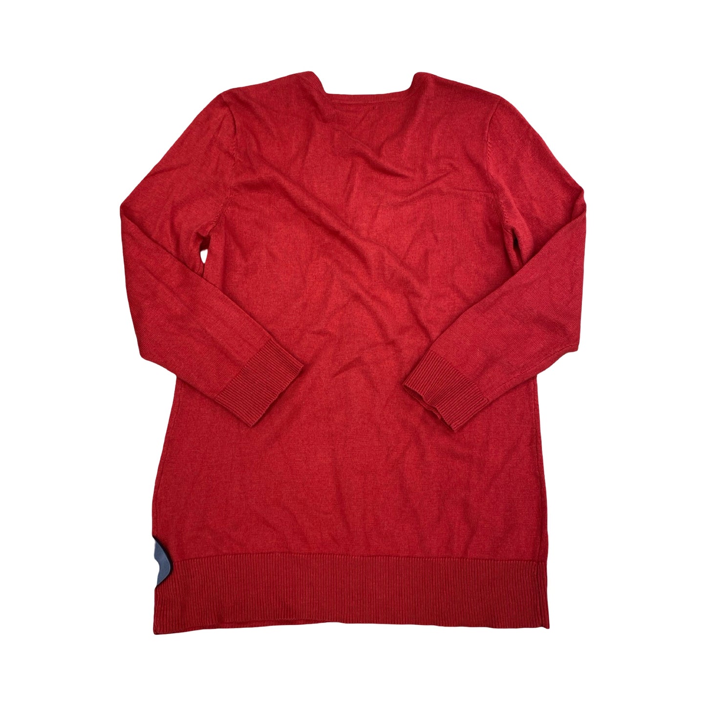 Sweater Cardigan By 7th Ave In Red, Size:M