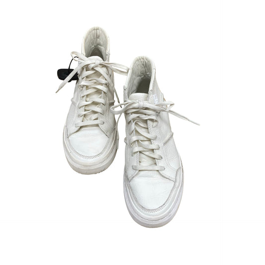 Shoes Designer By Ugg In Brown & White, Size:8.5