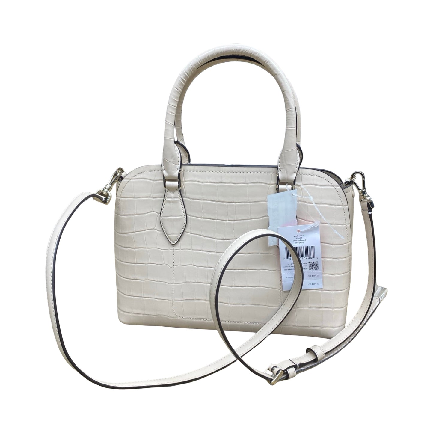 Handbag Designer By Kate Spade In Beige, Size:Small