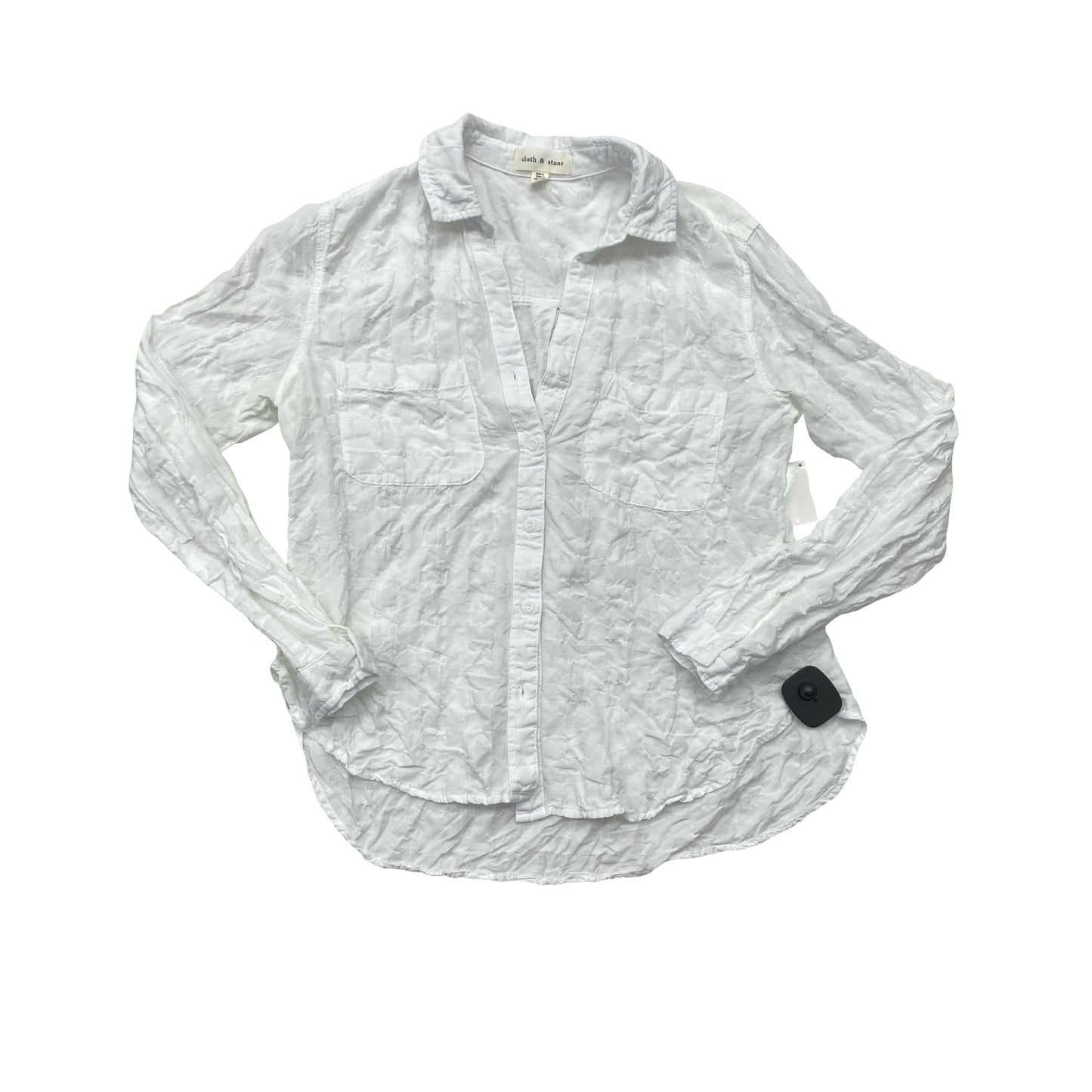 Top Ls By Cloth & Stone In White, Size:S