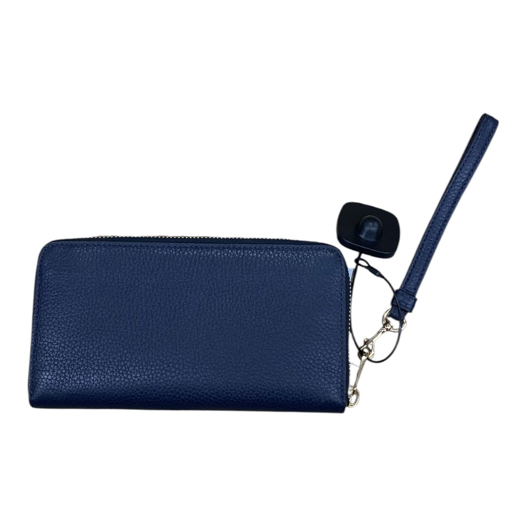Wallet Designer By Coach In Navy, Size:Large