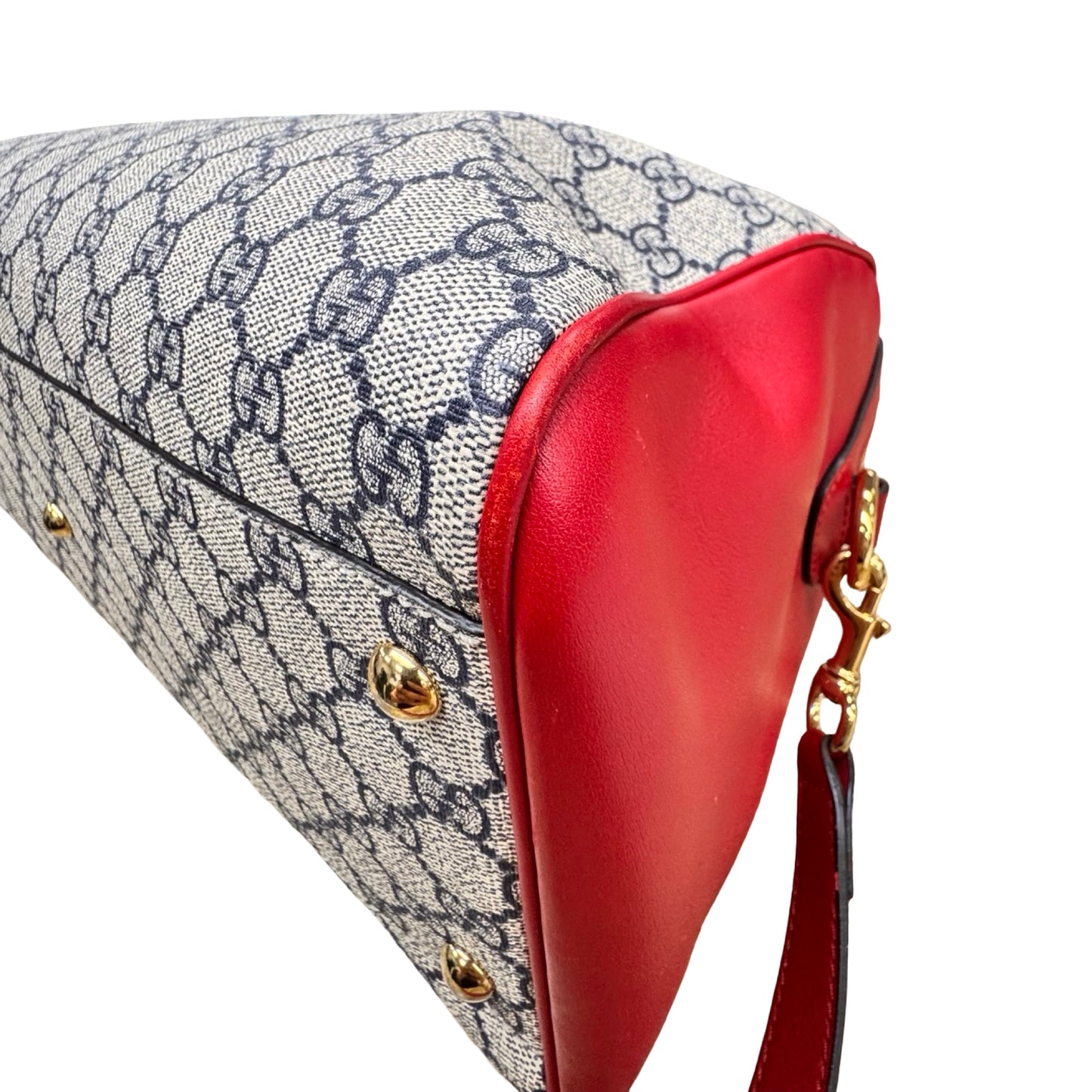 Handbag Structure Supreme Monogram Boston 35 Luxury Designer By Gucci In Multi, Size:Medium