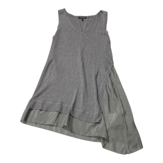 Top Sleeveless Designer By Eileen Fisher In Grey, Size:Sp