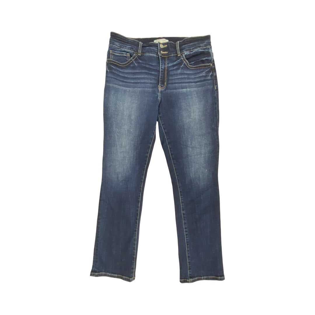 Jeans Boot Cut By BKE In Blue Denim, Size:4