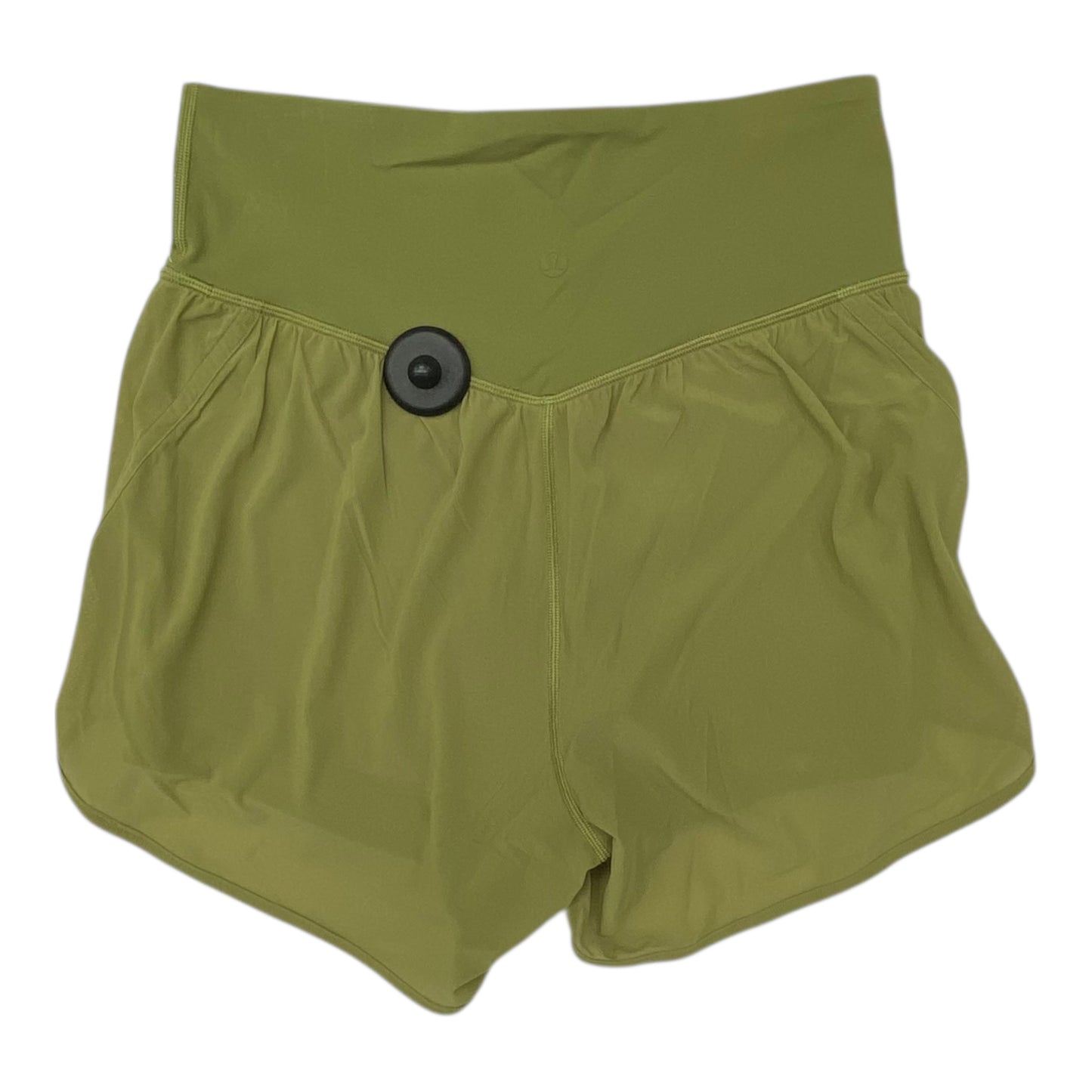 Athletic Shorts By Lululemon In Green, Size:6