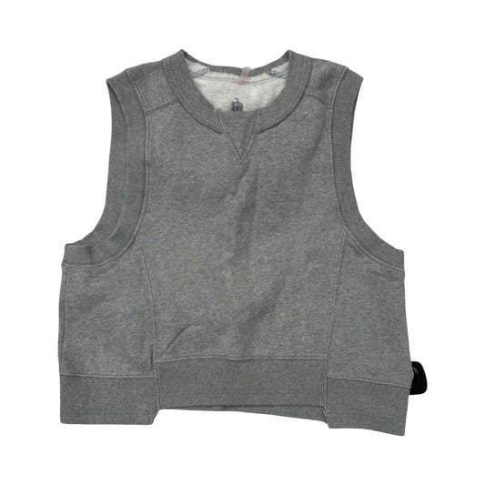 Vest Sweater By Free People In Grey, Size:S