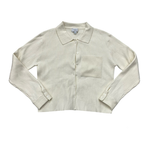 Sweater Cardigan By Evereve In Cream, Size:S