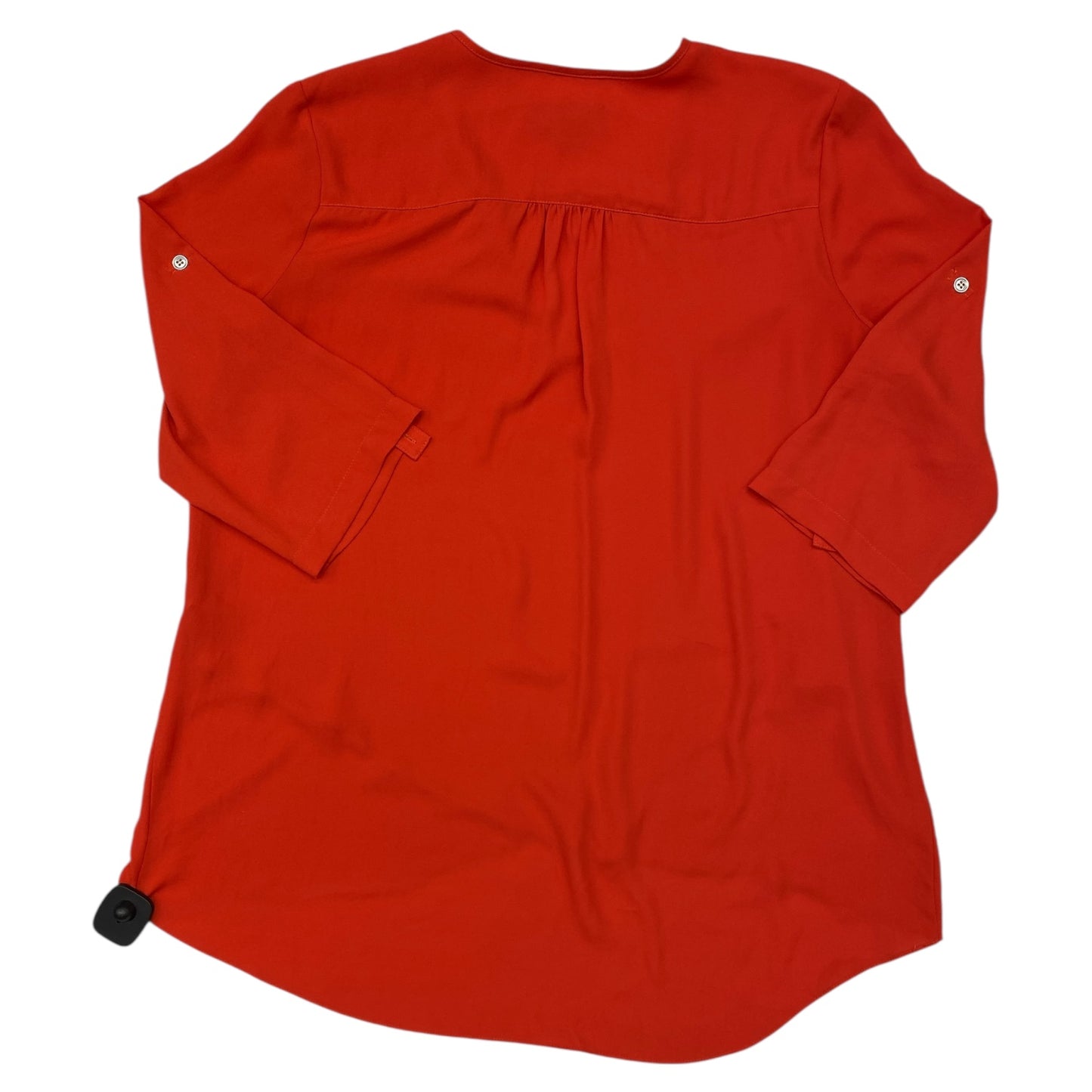 Top 3/4 Sleeve By Karen Kane In Orange, Size:Xl