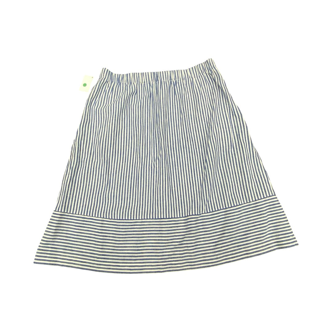 Skirt Midi By J. Crew In Striped Pattern, Size:M
