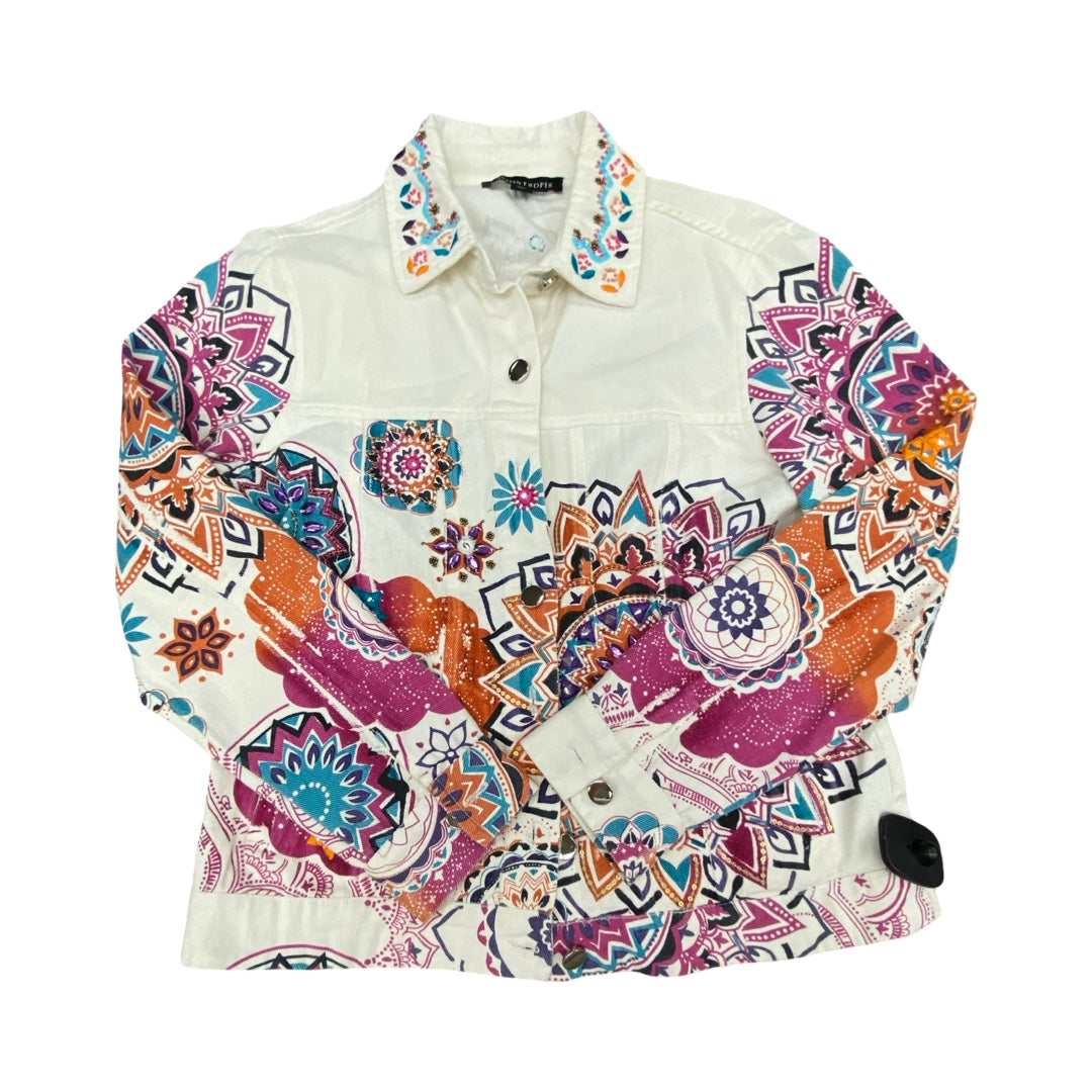 Jacket Denim By Boston Proper In Multi, Size:Xs