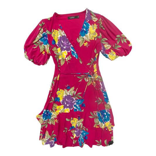 Dress Casual Midi By Lauren By Ralph Lauren In Pink, Size:M