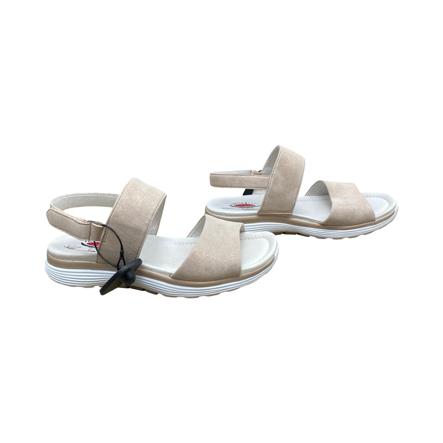 Sandals Flats By Cmc In Pink, Size:10.5