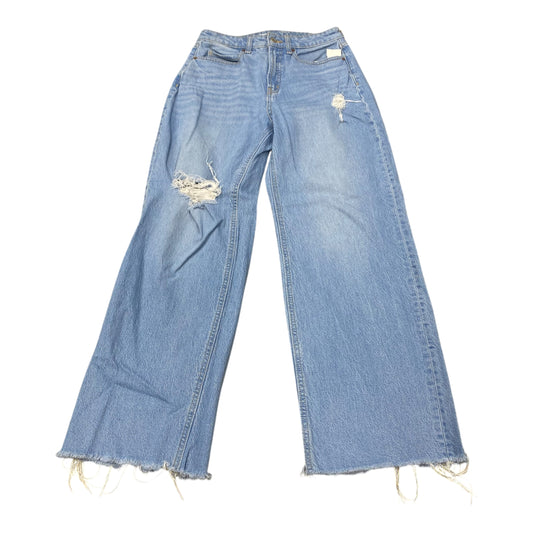 Jeans Wide Leg By Old Navy In Blue, Size:8