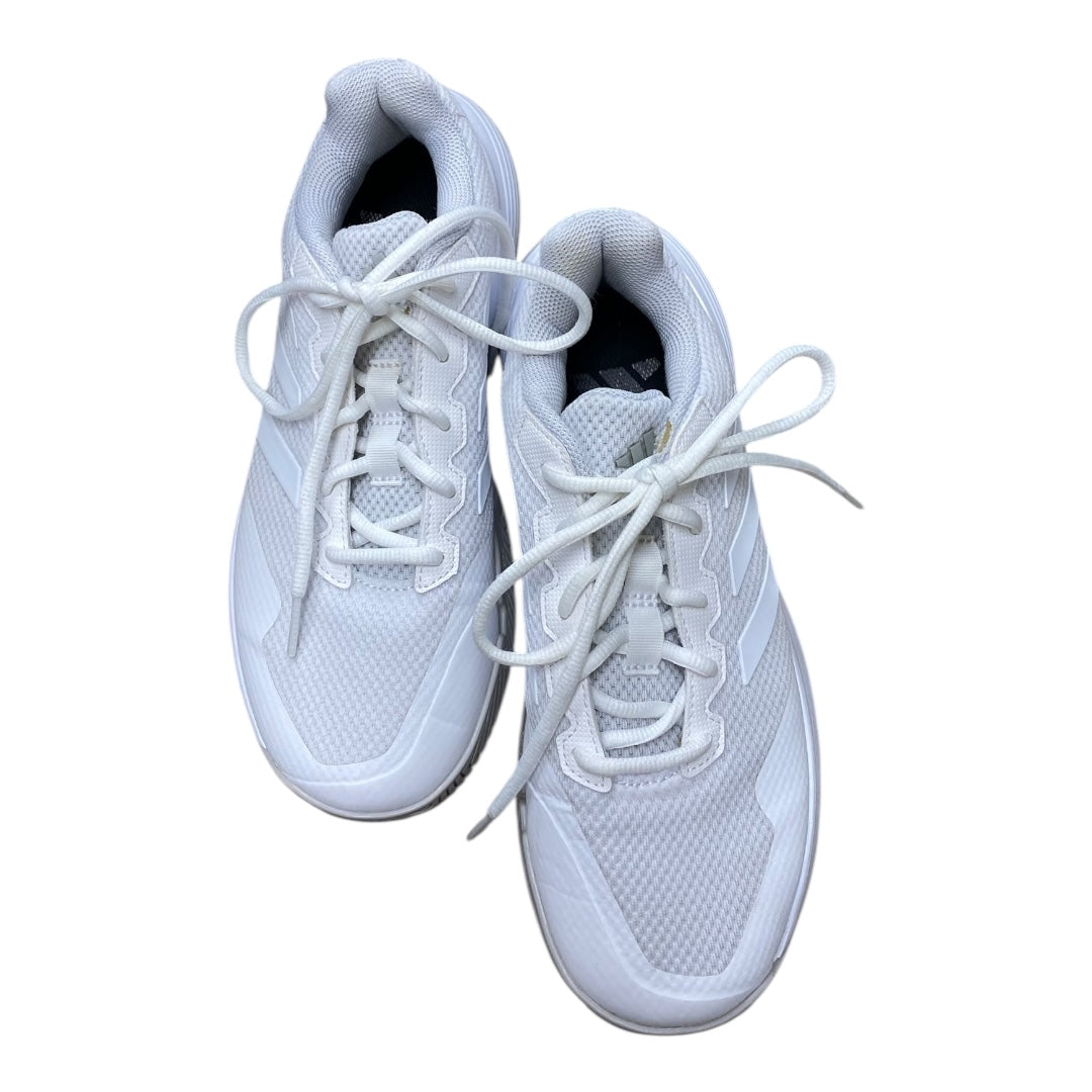 Shoes Athletic By Adidas In White, Size:7.5