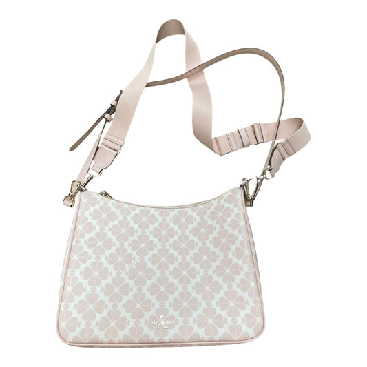 Handbag Designer By Kate Spade In Pink & White, Size:Large