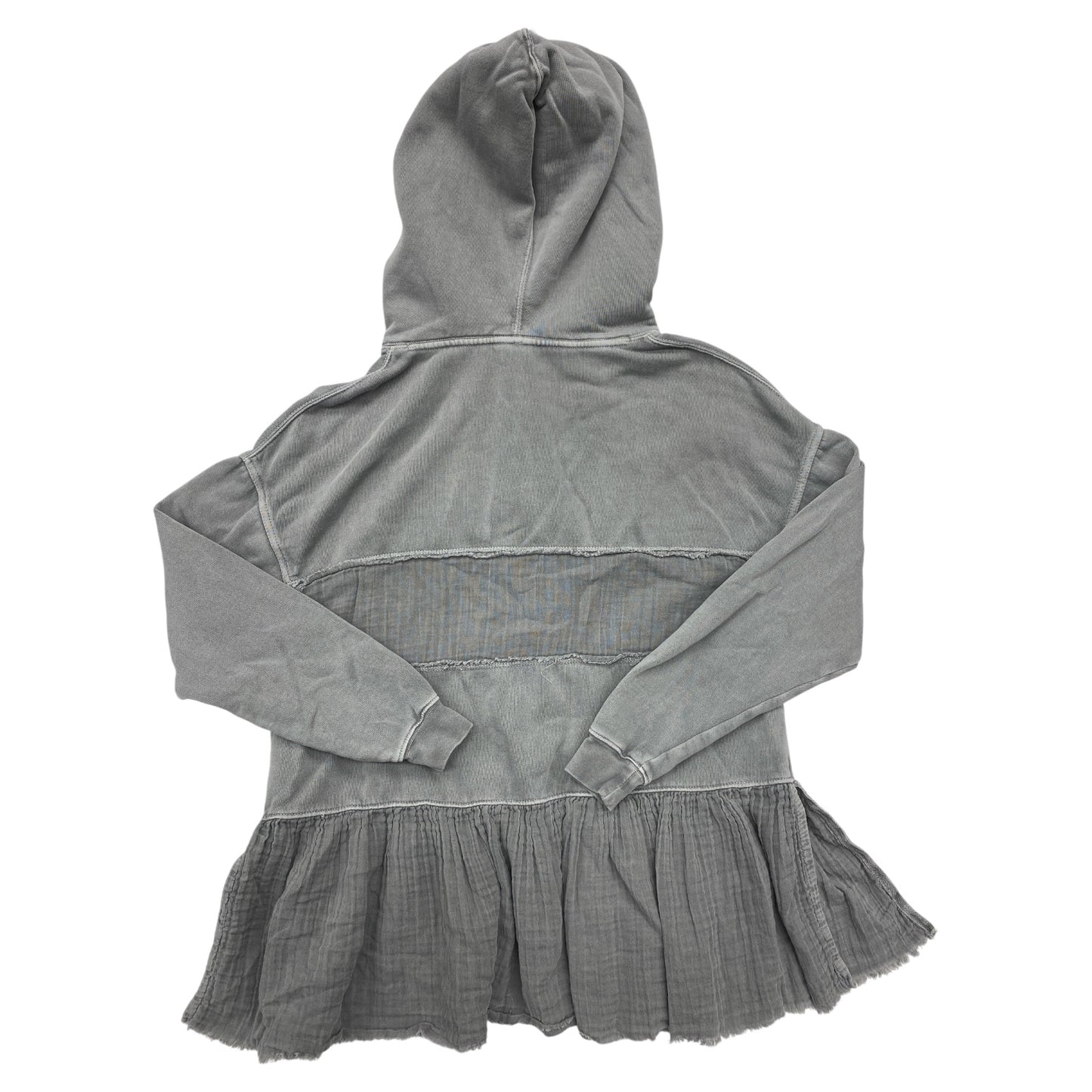 Sweatshirt Hoodie By Free People In Grey, Size:Xs