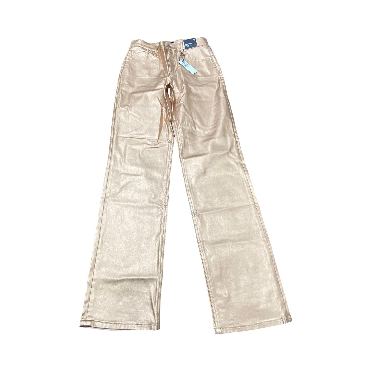 Jeans Straight By Express In Rose Gold, Size:4