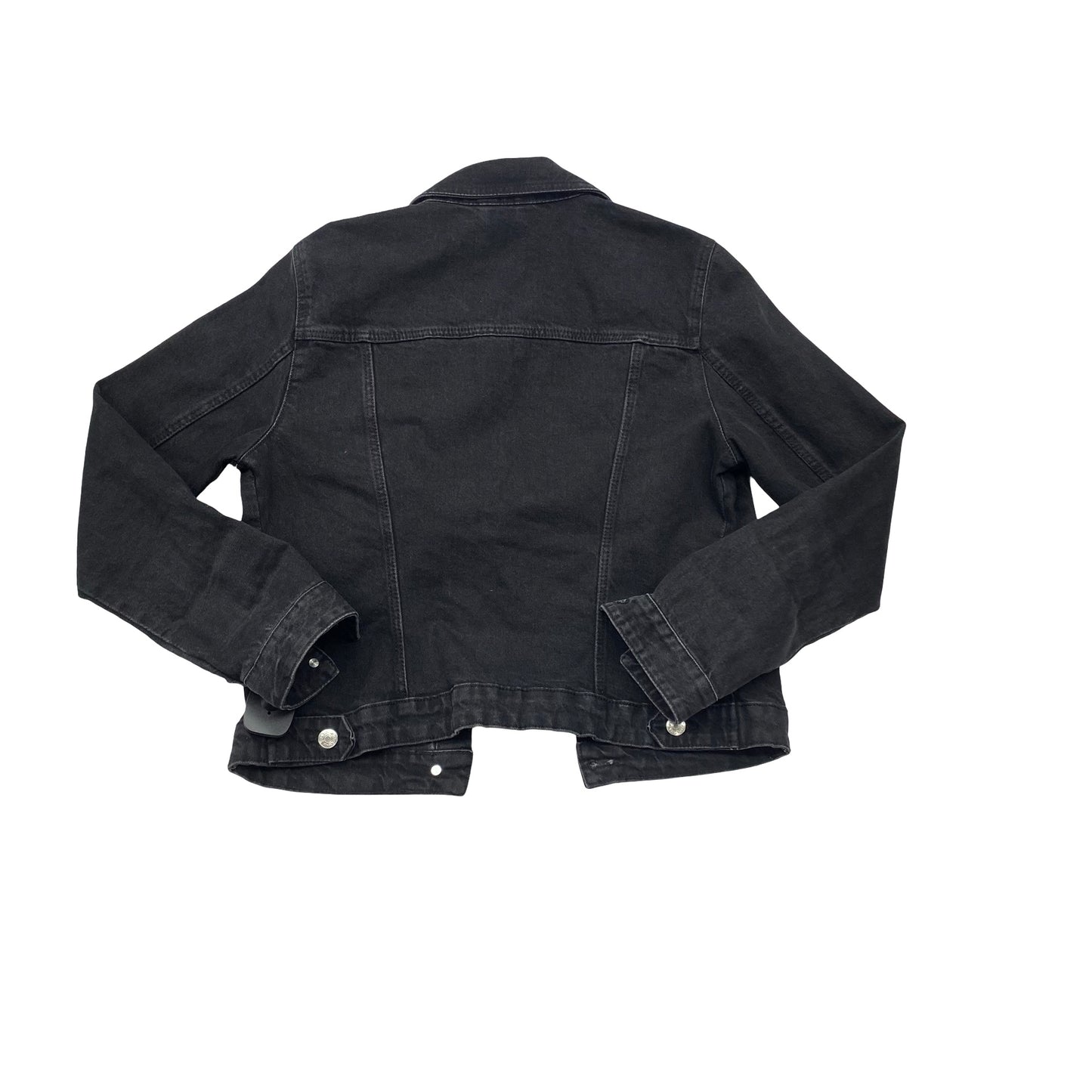 Jacket Denim By Zara In Black, Size:M