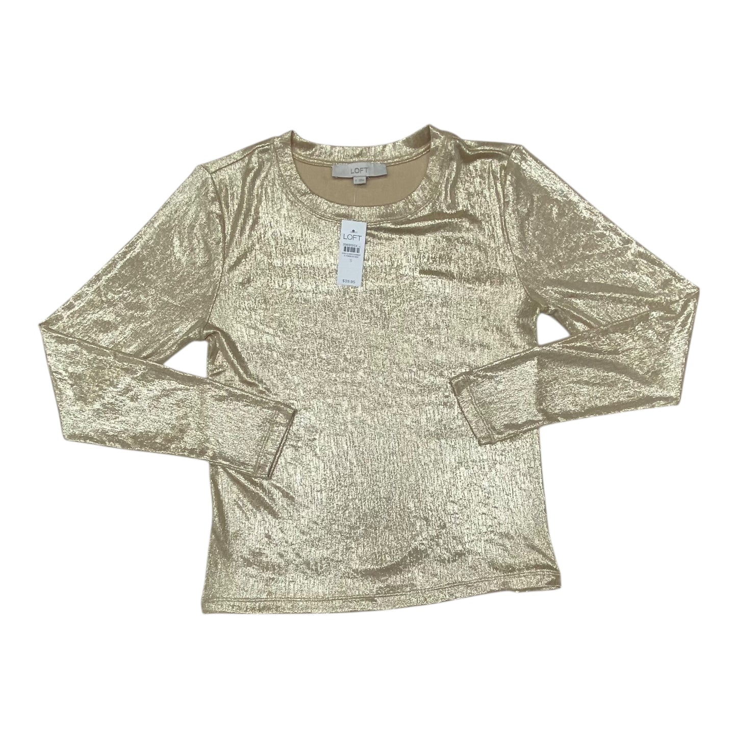 Top Ls By Loft In Gold, Size:S